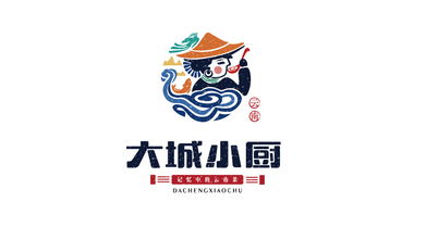 大城小廚餐飲LOGO設(shè)計(jì)