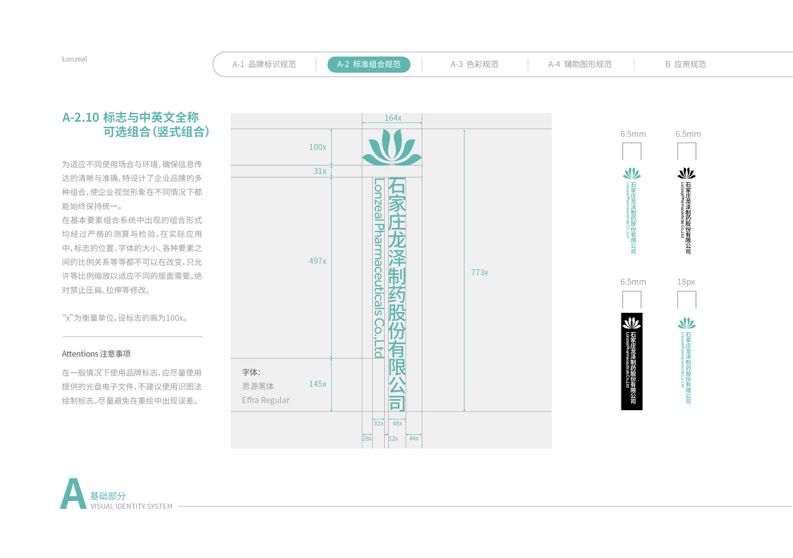 龙泽制药VIS品牌形象设计图19