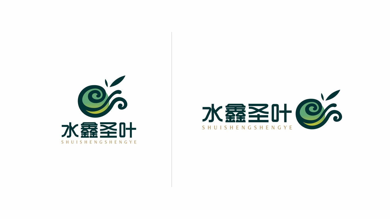 水鑫茶艺公司LOGO设计中标图2