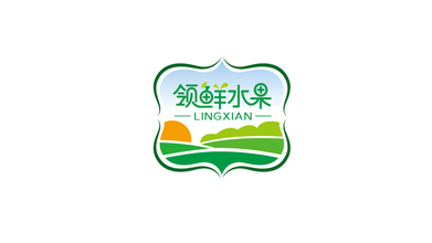 領(lǐng)鮮水果品牌LOGO設計