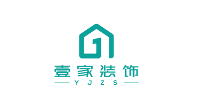 壹家装饰公司LOGO设计