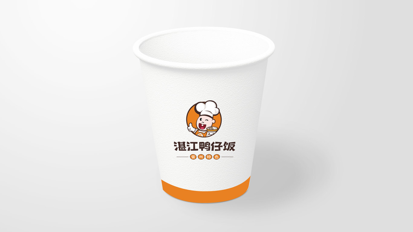 湛江鸭仔饭LOGO设计中标图3