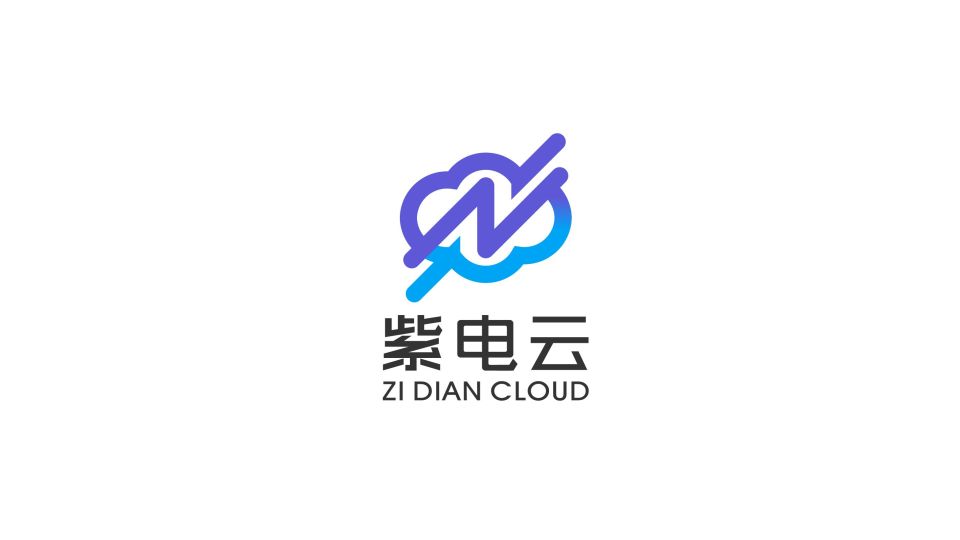 紫電云科技公司LOGO設(shè)計