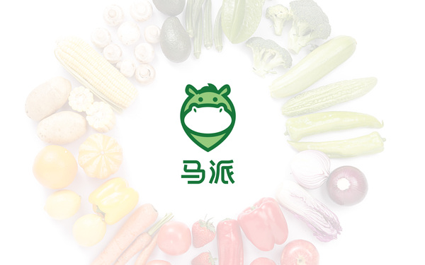 馬派生鮮品牌LOGO設(shè)計(jì)