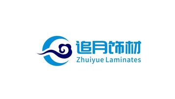 追月饰材公司LOGO设计