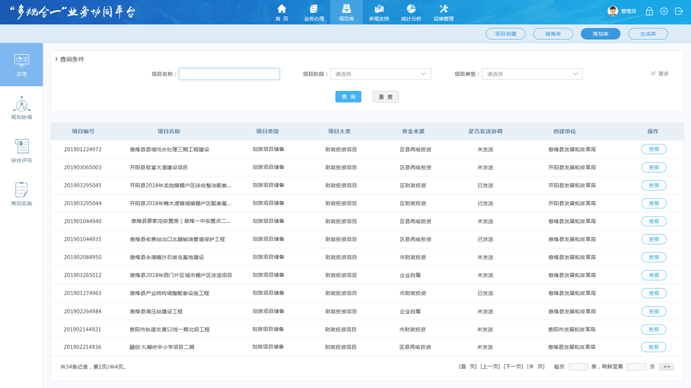 多规合一业务协同平台图5