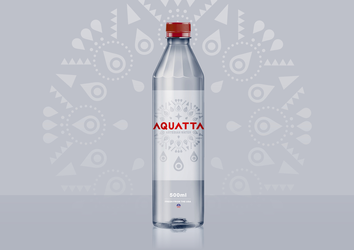 AQUATTA瓶装水 视觉及包装图4