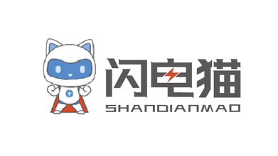 闪电猫科技公司LOGO设计