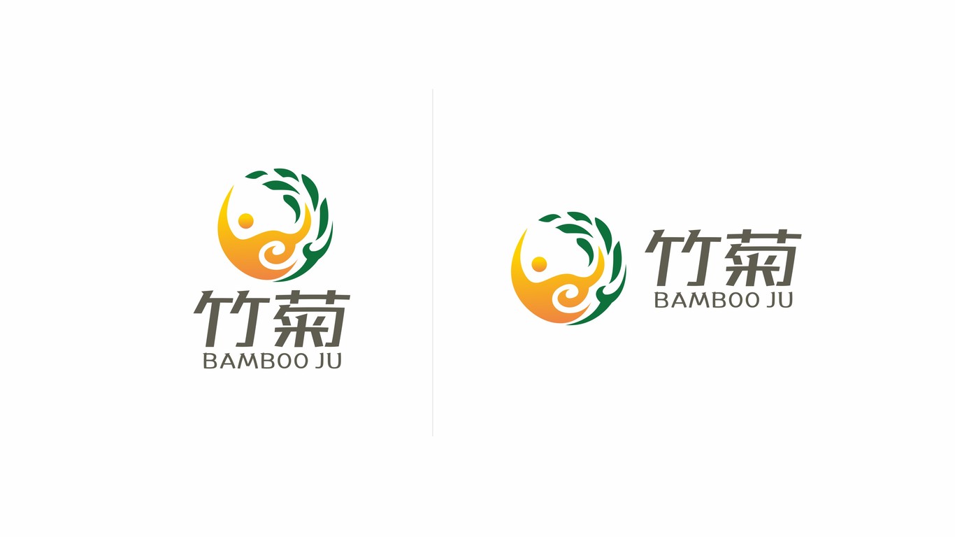 竹菊生物科技公司LOGO设计中标图3