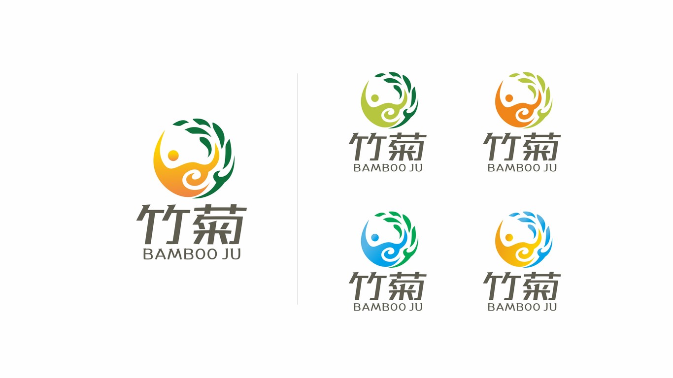 竹菊生物科技公司LOGO设计中标图4