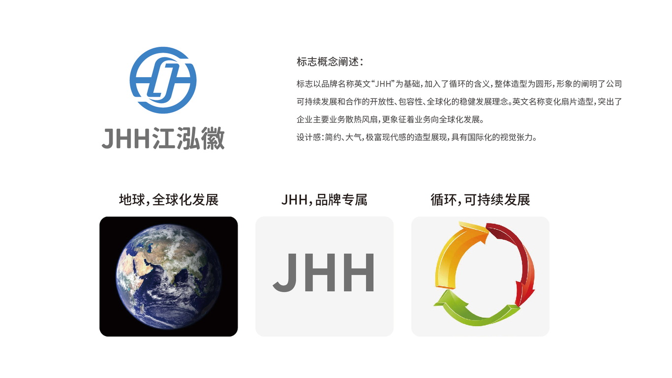 江泓徽電子科技公司LOGO設(shè)計(jì)中標(biāo)圖1