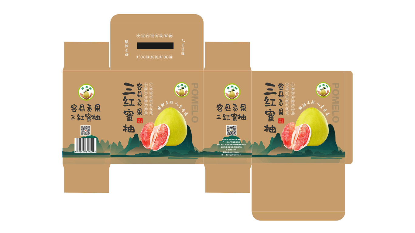 貢果柚蜜柚品牌包裝設計中標圖3