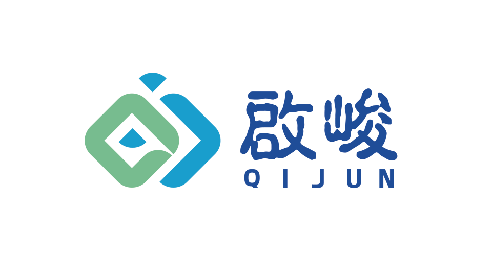 啟峻建材品牌LOGO設(shè)計