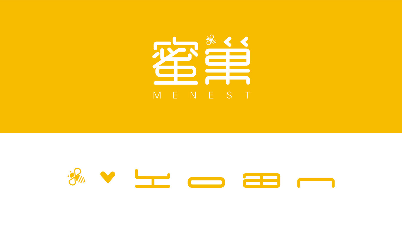 蜜巢品牌logo設(shè)計圖1