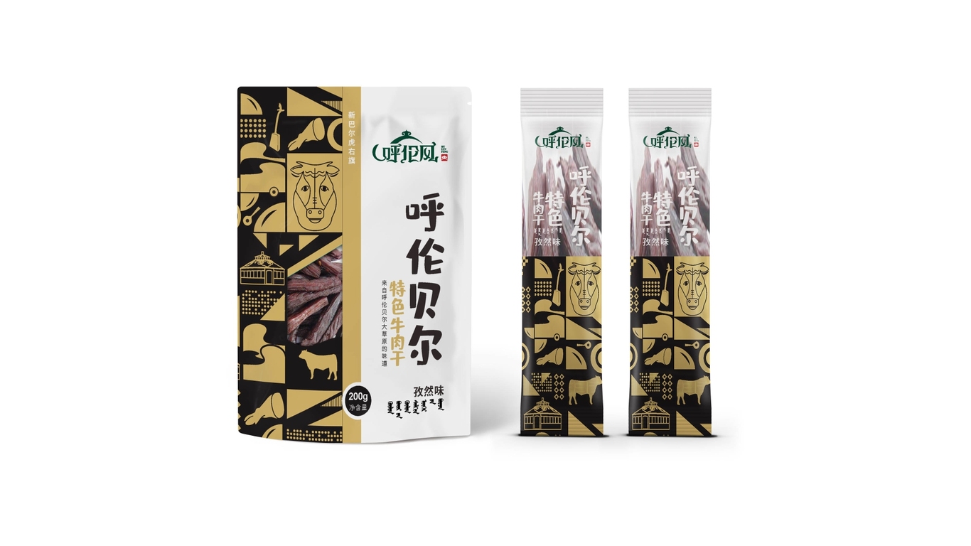 呼倫風(fēng)牛肉干品牌包裝設(shè)計(jì)中標(biāo)圖6