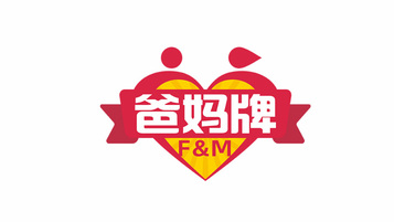 爸妈牌食品品牌LOGO设计