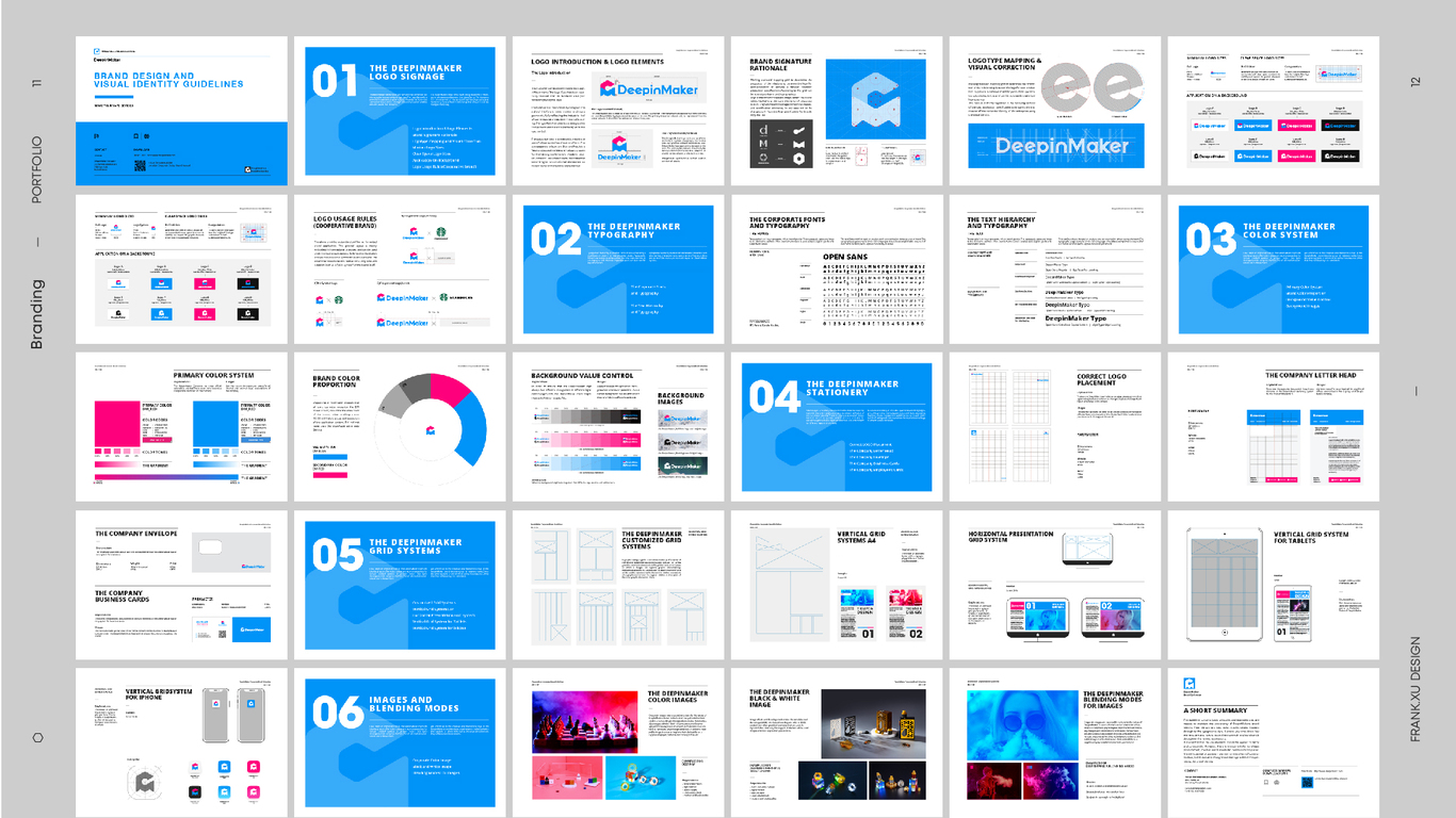 DeepinMaker Brand Visual Identity图5