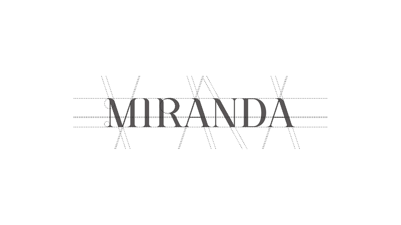 MIRANDA服裝品牌LOGO設計中標圖0