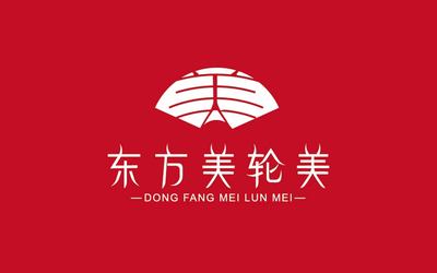 东方大红元素logo设计