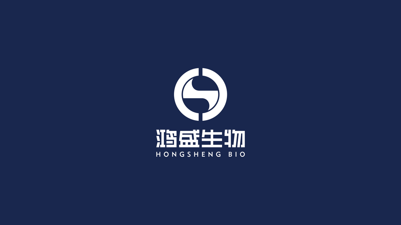 鸿盛生物公司LOGO设计中标图0