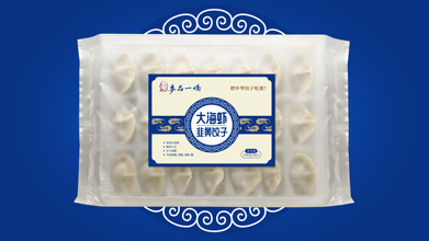 麥品一嬌餃子食品品牌包裝設計