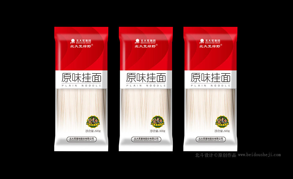 包裝設計能夠成就品牌差異---北大荒掛面包裝設計圖0