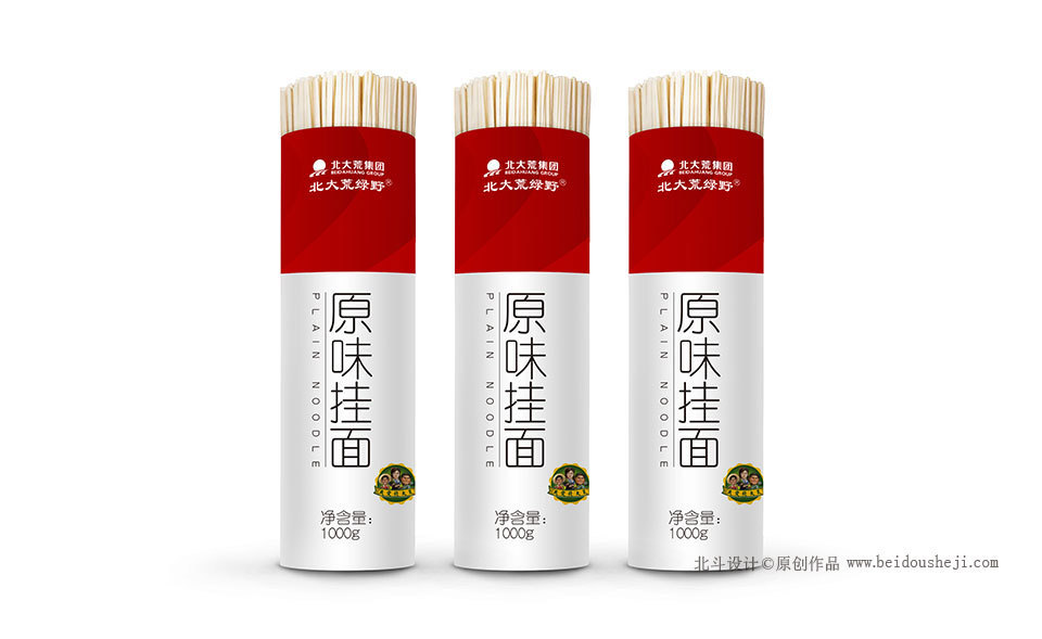 包裝設計能夠成就品牌差異---北大荒掛面包裝設計圖5