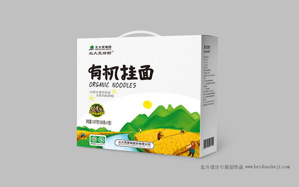 包裝設(shè)計(jì)能夠成就品牌差異---北大荒掛面包裝設(shè)計(jì)