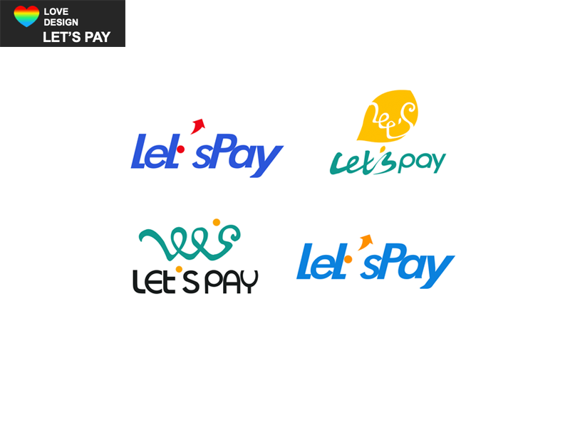 let's pay logo design图1