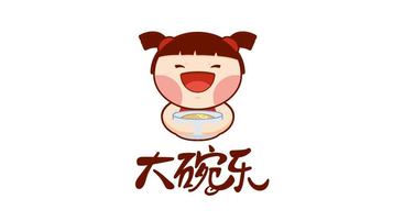 大碗乐食品品牌LOGO设计