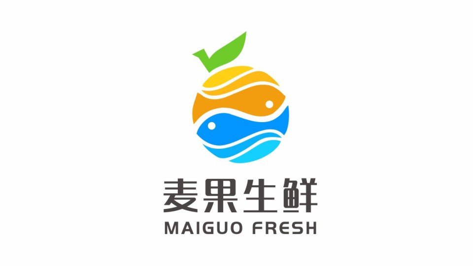 麥果生鮮品牌LOGO設(shè)計