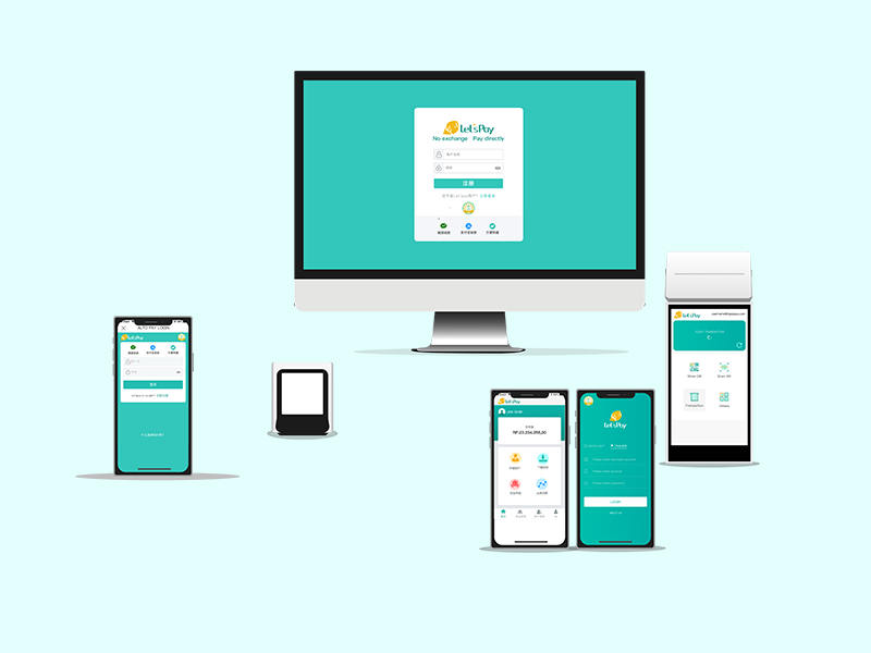 let’s pay app UI设计和插画设计图1