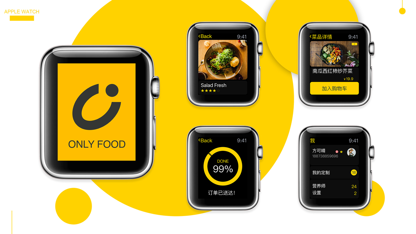 ONLY FOOD APP界面设计图6