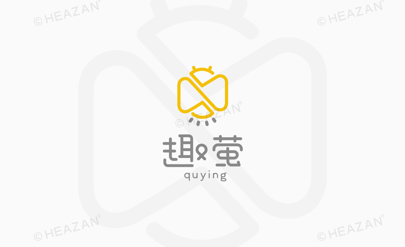 互聯(lián)網(wǎng)科技行業(yè)?趣螢LOGO設(shè)計(jì)圖1