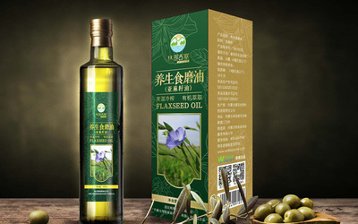 亞麻籽油--包裝設計