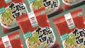 大碗樂速食面品牌包裝設(shè)計(jì)