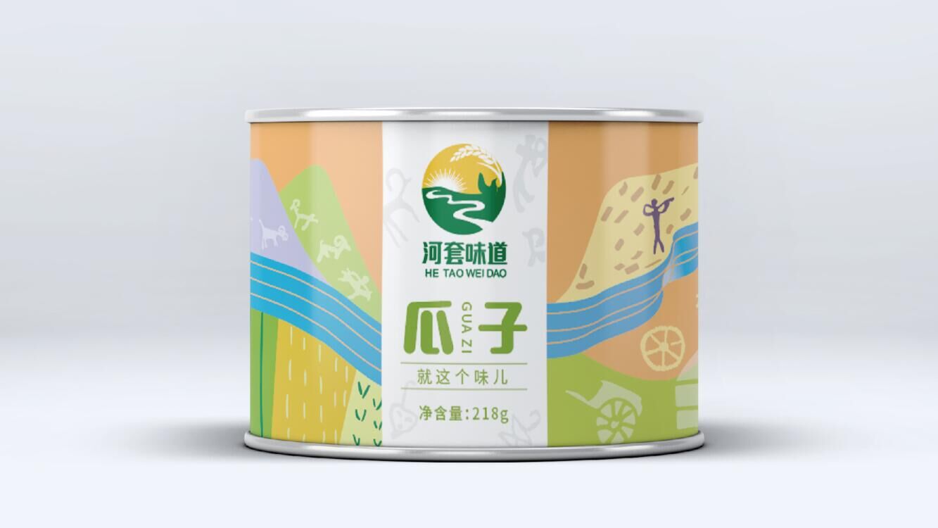 河套味道瓜子品牌包裝設(shè)計(jì)