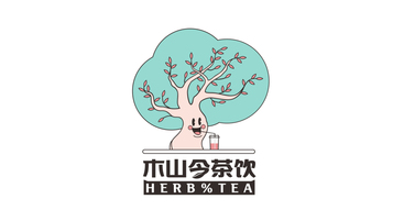 木山今茶飲品牌LOGO設計