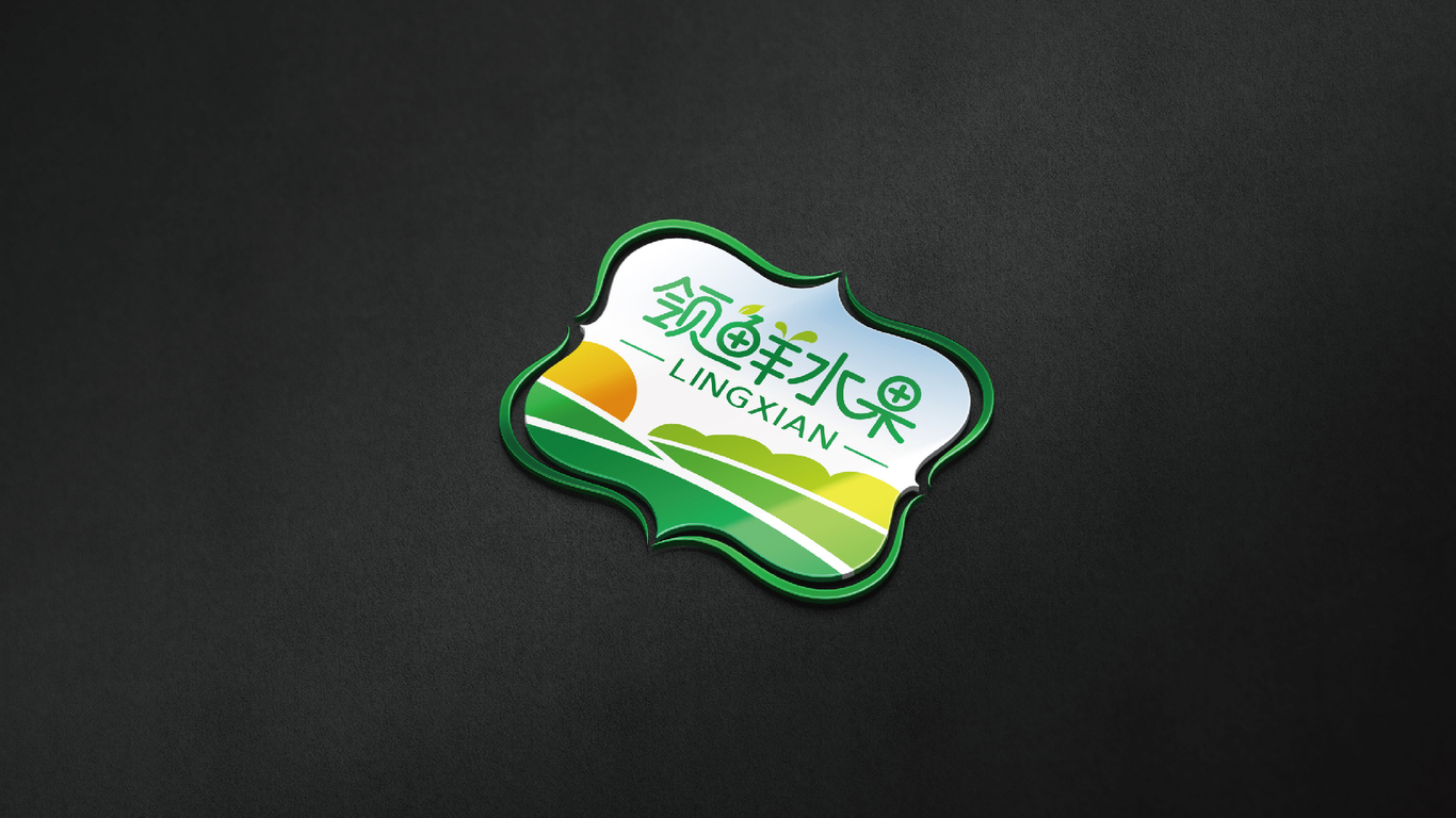 领鲜水果农产品LOGO设计图5