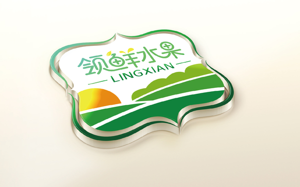 領(lǐng)鮮水果農(nóng)產(chǎn)品LOGO設(shè)計(jì)