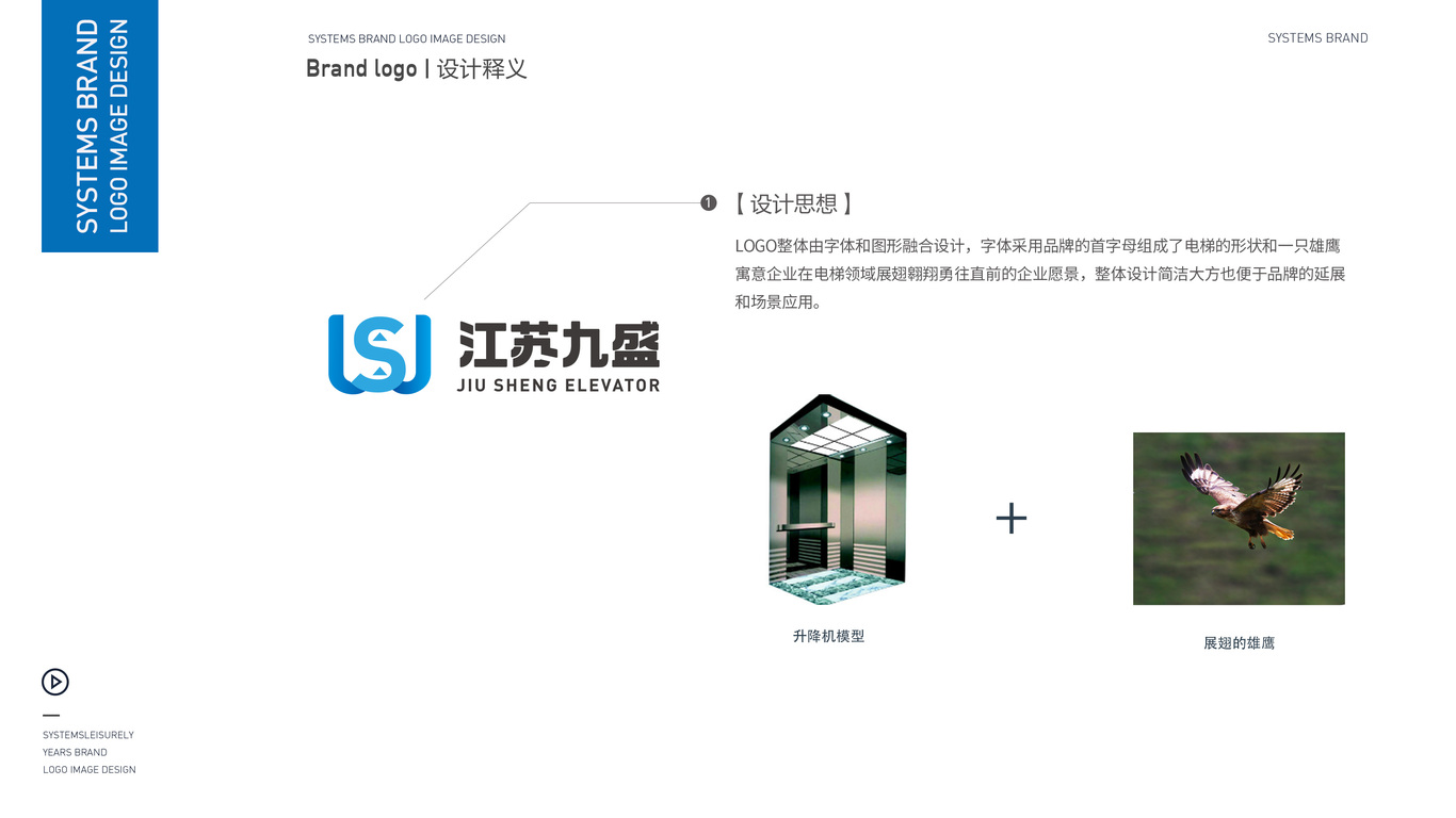 江蘇九盛電梯售后品牌LOGO設計中標圖4