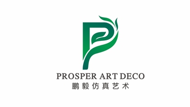 鵬毅仿真藝術花卉品牌LOGO設計