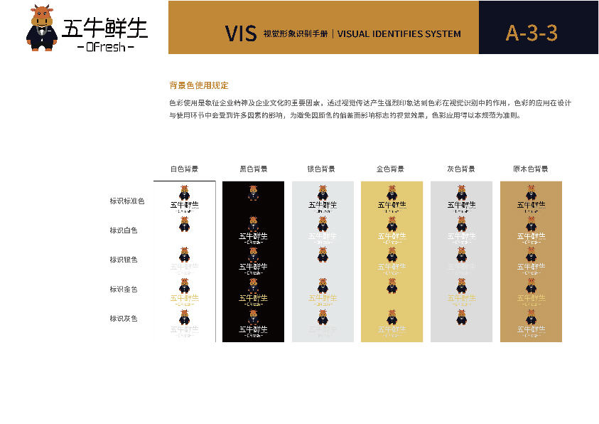 五牛鲜生品牌LOGO及VI设计图11