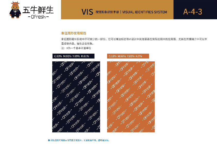 五牛鲜生品牌LOGO及VI设计图15