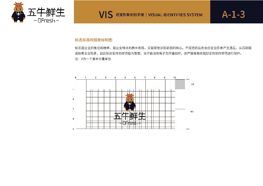 五牛鲜生品牌LOGO及VI设计图4