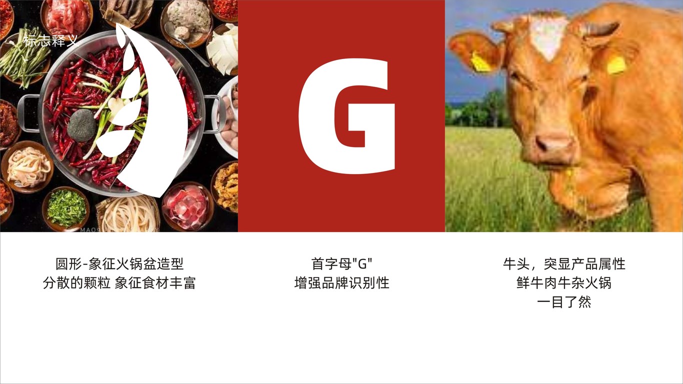 古樂牛香鮮牛肉牛雜火鍋品牌LOGO設(shè)計中標(biāo)圖3