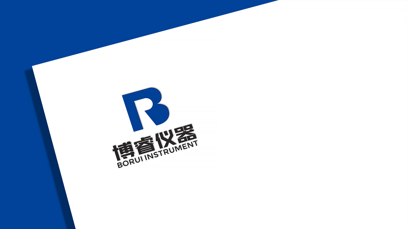 博睿仪器公司LOGO设计中标图2