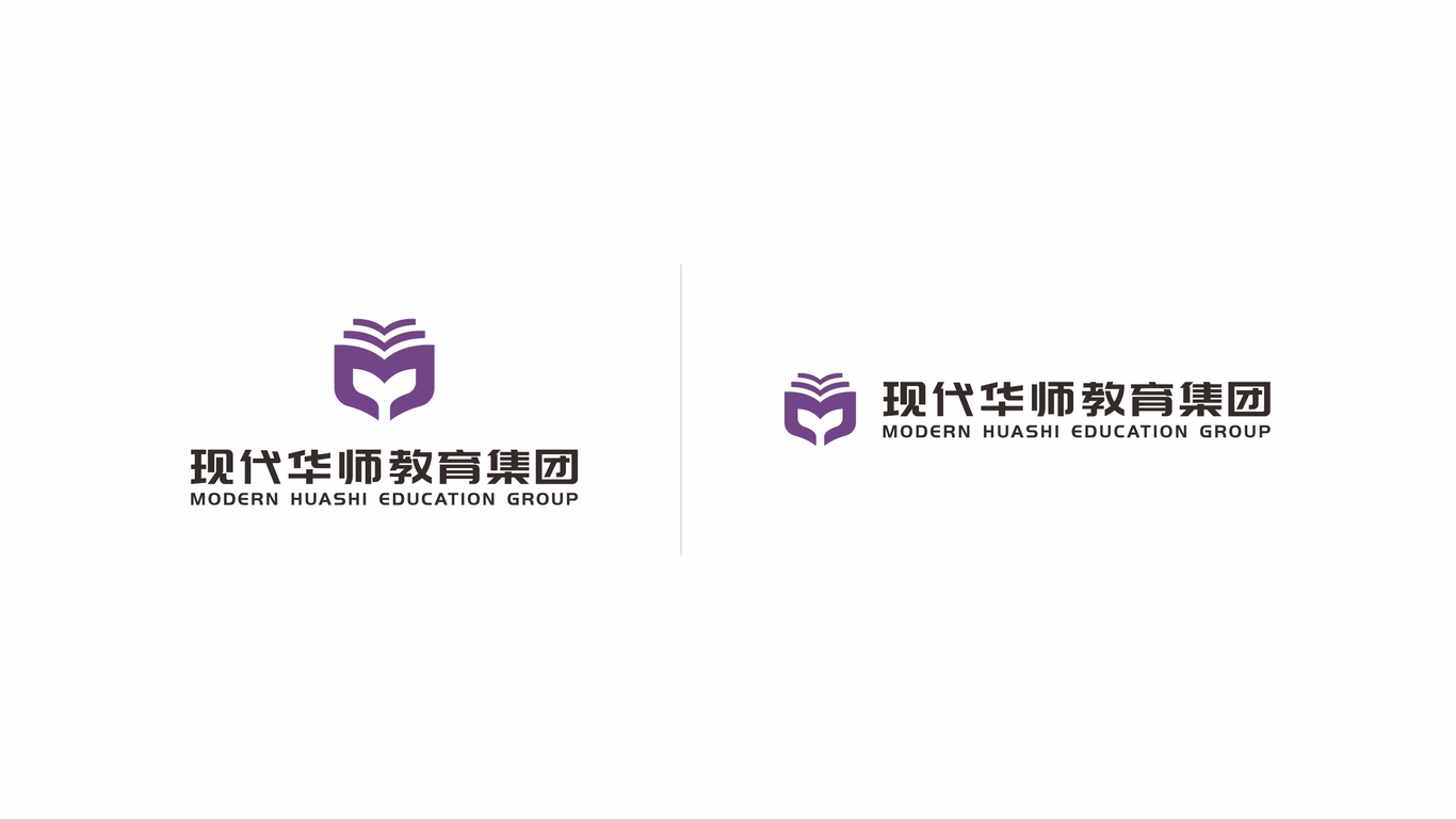 现代华师教育集团LOGO设计中标图2