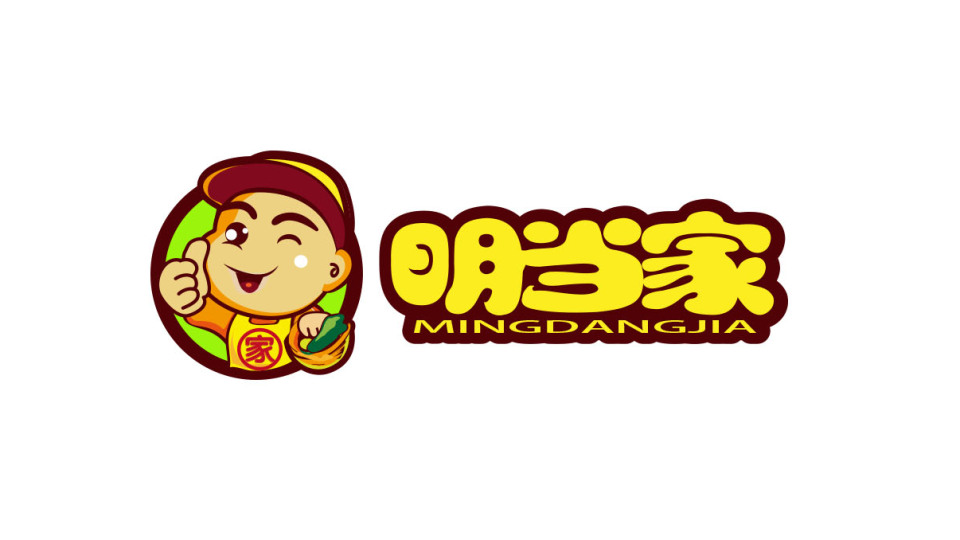 明當(dāng)家生鮮食品品牌LOGO設(shè)計