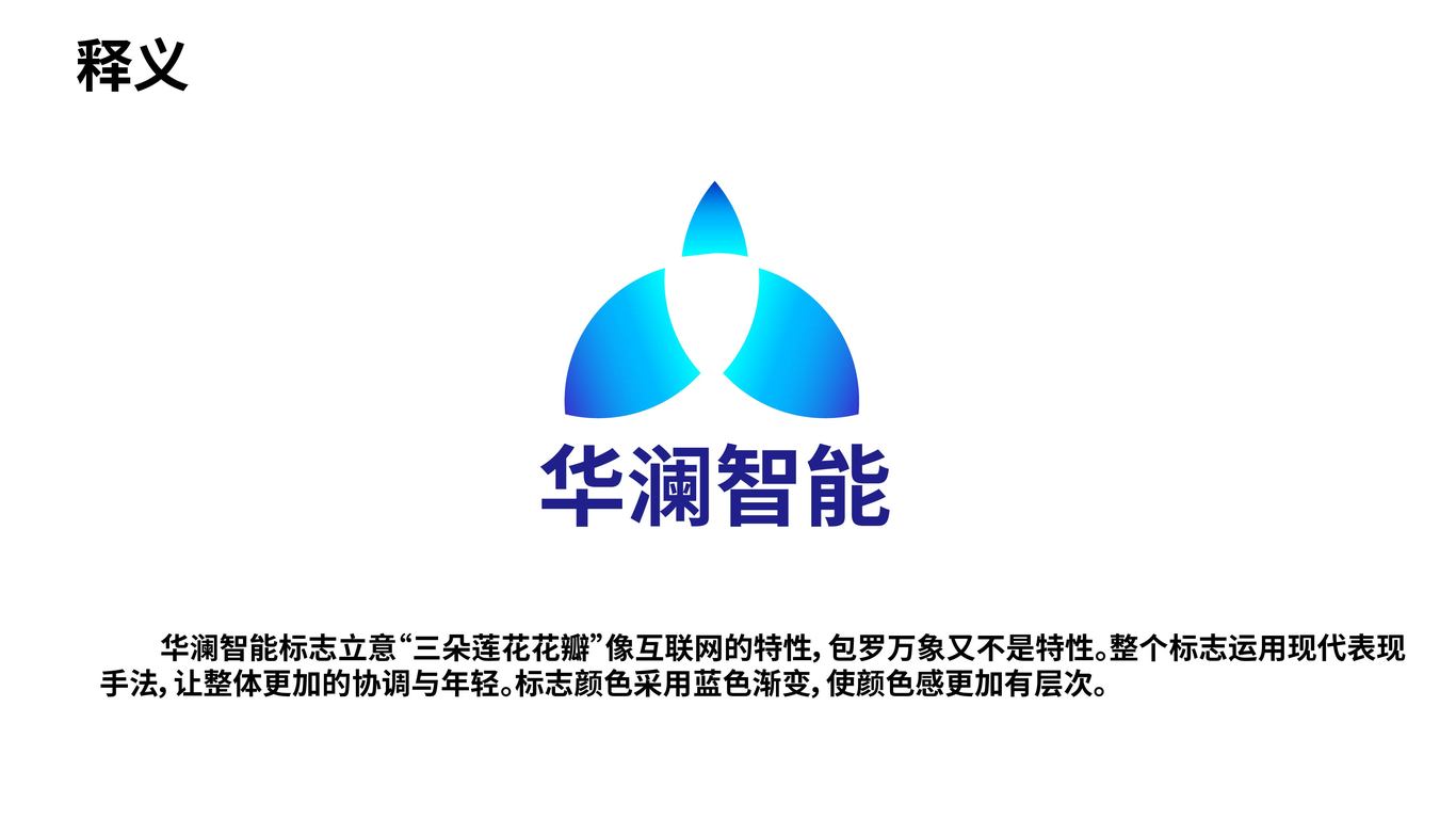 華瀾智能LOGO設計圖1